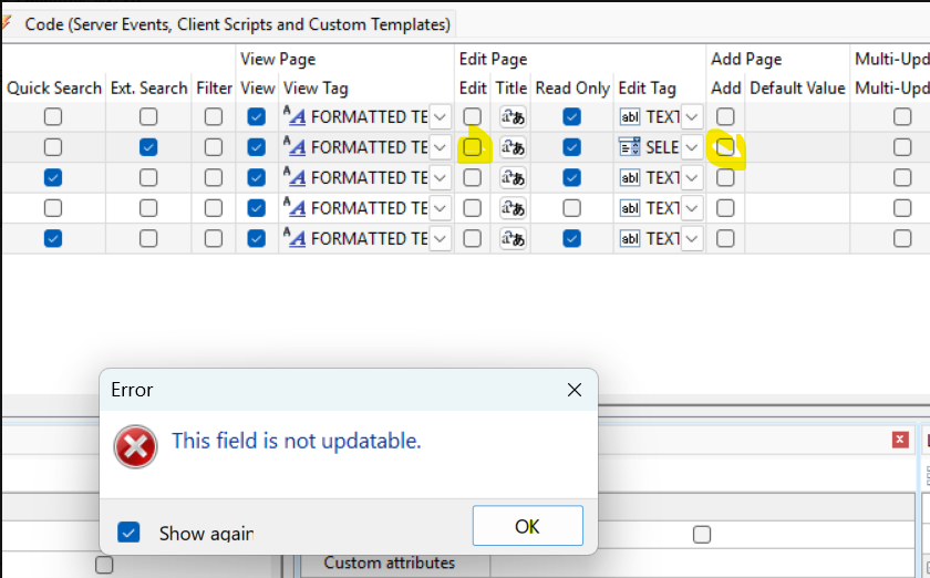 Problem with pages from database views - General Discussion (PHPMaker ...