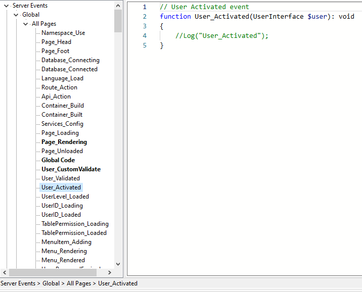 UserActivated function in register.php missing - General Discussion ...